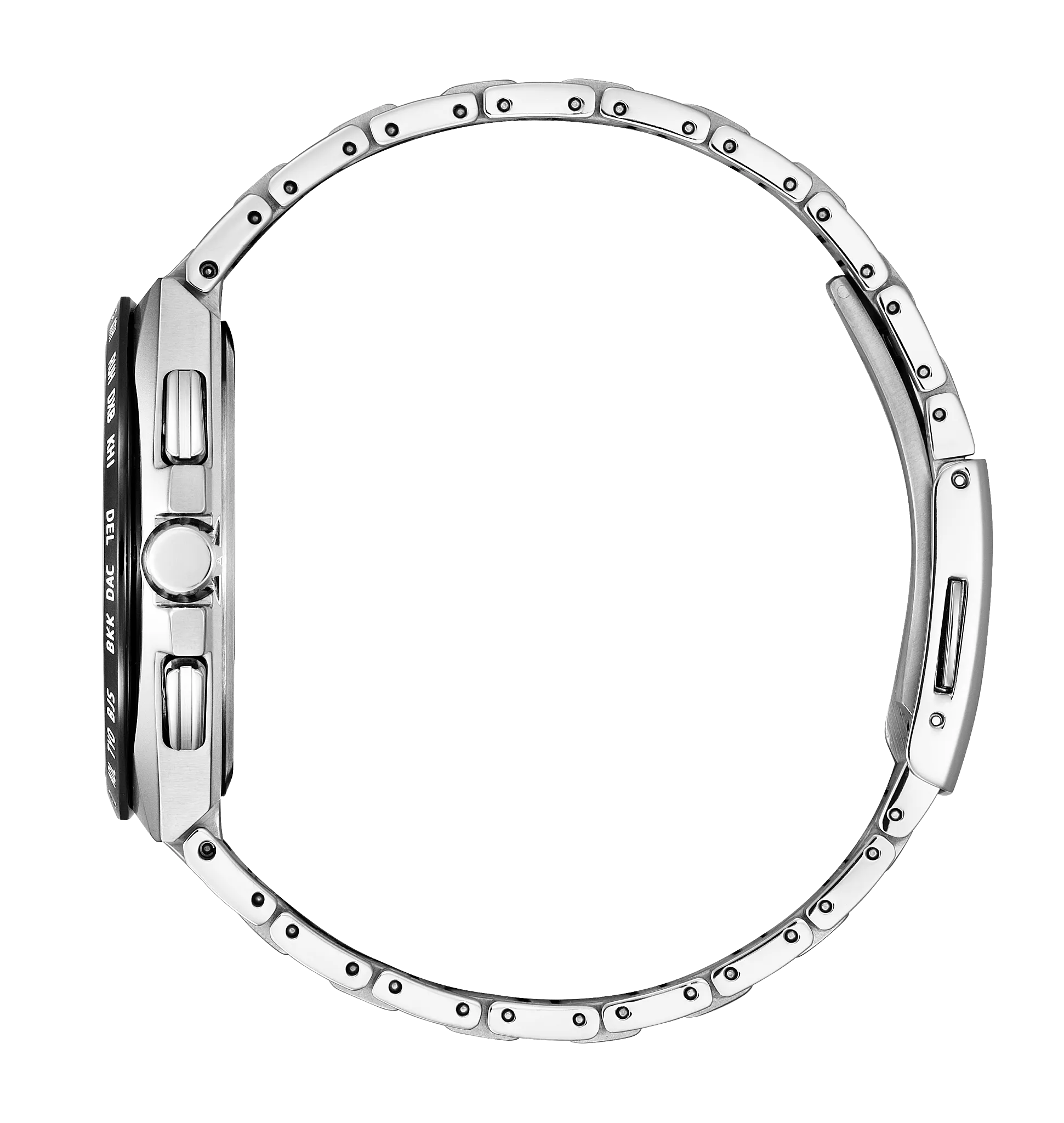 World Chronograph A-T Blue Dial Super Titanium Bracelet AT8234-85L